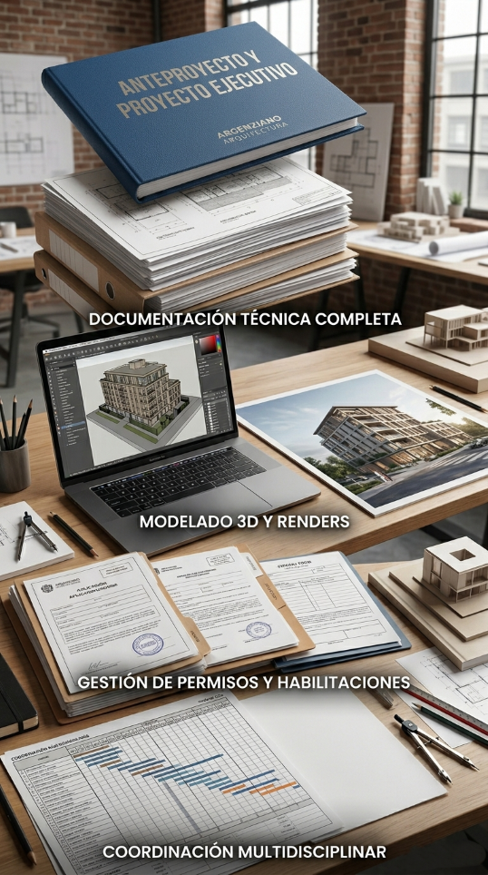 Servicios de Argenziano arquitectura Anteproyecto con alternativas y justificación de decisiones.